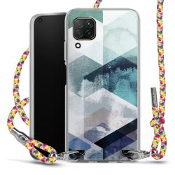 New Carry Case Transparent Stoff colourful/silber