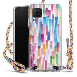 Carry Case Transparent Fabric colourful