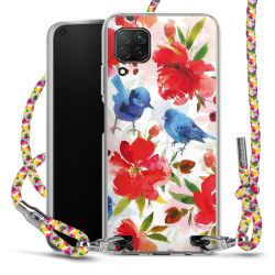 Carry Case Transparent Fabric colourful