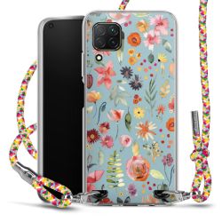 Carry Case Transparent Fabric colourful