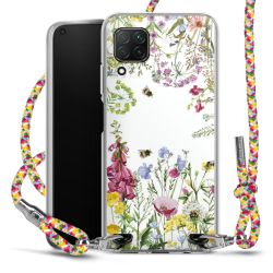 New Carry Case Transparent Stoff colourful/silber