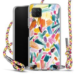 Carry Case Transparent Fabric colourful