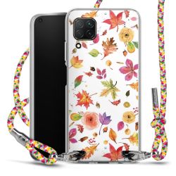 New Carry Case Transparent Stoff colourful/silber