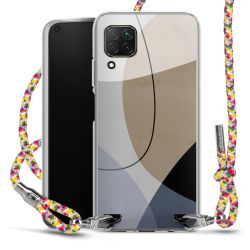 New Carry Case Transparent Stoff colourful/silber