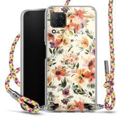 New Carry Case Transparent Stoff colourful/silber