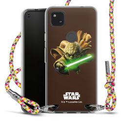 New Carry Case Transparent Stoff colourful/silber