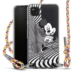 New Carry Case Transparent Stoff colourful/silber