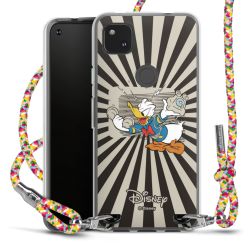 New Carry Case Transparent Stoff colourful/silber