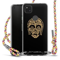 New Carry Case Transparent Stoff colourful/silber