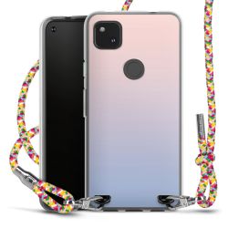 New Carry Case Transparent Stoff colourful/silber