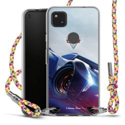 New Carry Case Transparent Stoff colourful/silber