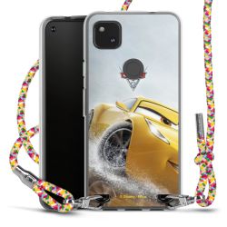 New Carry Case Transparent Stoff colourful/silber