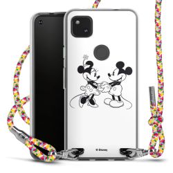 New Carry Case Transparent Stoff colourful/silber