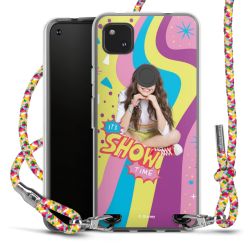 New Carry Case Transparent Stoff colourful/silber