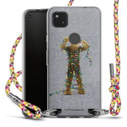 New Carry Case Transparent Stoff colourful/silber