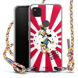 New Carry Case Transparent Stoff colourful/silber