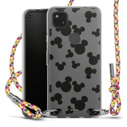 New Carry Case Transparent Stoff colourful/silber