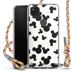 New Carry Case Transparent Stoff colourful/silber