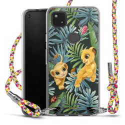 New Carry Case Transparent Stoff colourful/silber