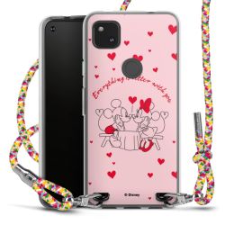 New Carry Case Transparent Stoff colourful/silber