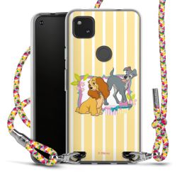 New Carry Case Transparent Stoff colourful/silber