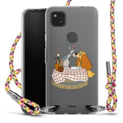 New Carry Case Transparent Stoff colourful/silber