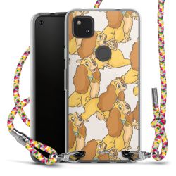 New Carry Case Transparent Stoff colourful/silber