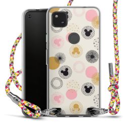 New Carry Case Transparent Stoff colourful/silber