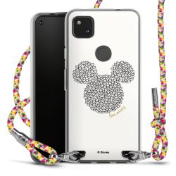 New Carry Case Transparent Stoff colourful/silber