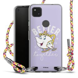 New Carry Case Transparent Stoff colourful/silber