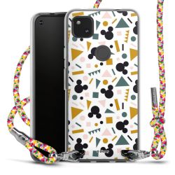 New Carry Case Transparent Stoff colourful/silber