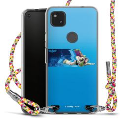 New Carry Case Transparent Stoff colourful/silber