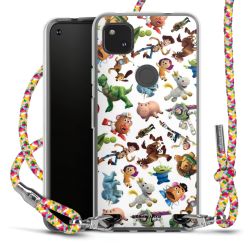 New Carry Case Transparent Stoff colourful/silber