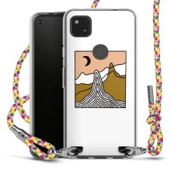 New Carry Case Transparent Stoff colourful/silber