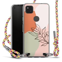 New Carry Case Transparent Stoff colourful/silber