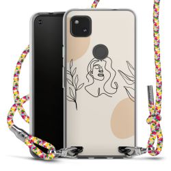 New Carry Case Transparent Stoff colourful/silber