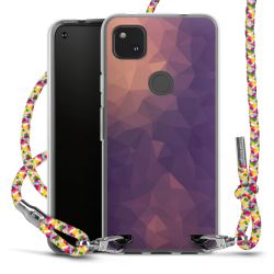 New Carry Case Transparent Stoff colourful/silber