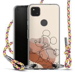 New Carry Case Transparent Stoff colourful/silber