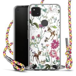 New Carry Case Transparent Stoff colourful/silber