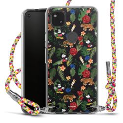 New Carry Case Transparent Stoff colourful/silber