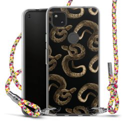 New Carry Case Transparent Stoff colourful/silber