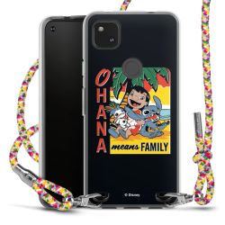 New Carry Case Transparent Stoff colourful/silber