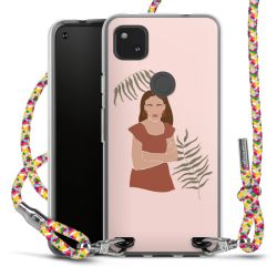 New Carry Case Transparent Stoff colourful/silber