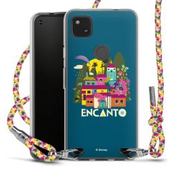 New Carry Case Transparent Stoff colourful/silber