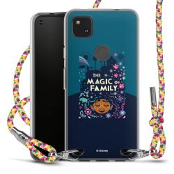 New Carry Case Transparent Stoff colourful/silber