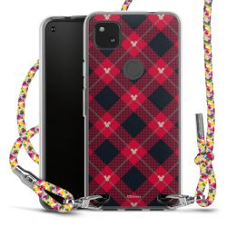 New Carry Case Transparent Stoff colourful/silber