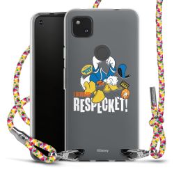 New Carry Case Transparent Stoff colourful/silber