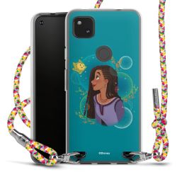 New Carry Case Transparent Stoff colourful/silber