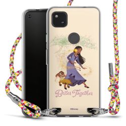 New Carry Case Transparent Stoff colourful/silber