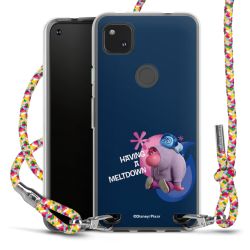 New Carry Case Transparent Stoff colourful/silber